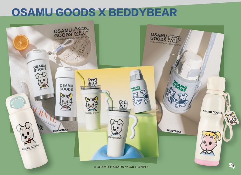 OSAMU GOODS × BEDDYBEAR